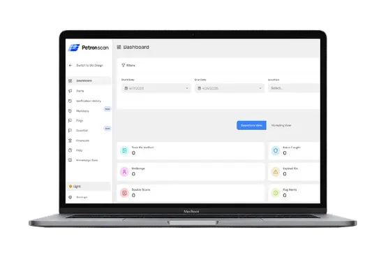 Patronscan Admin Platform for Access Control IVAC