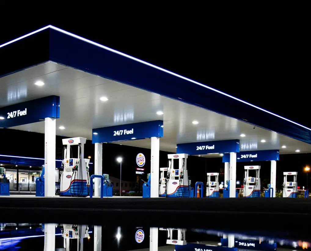 Outside of Gas Station ID Scanner