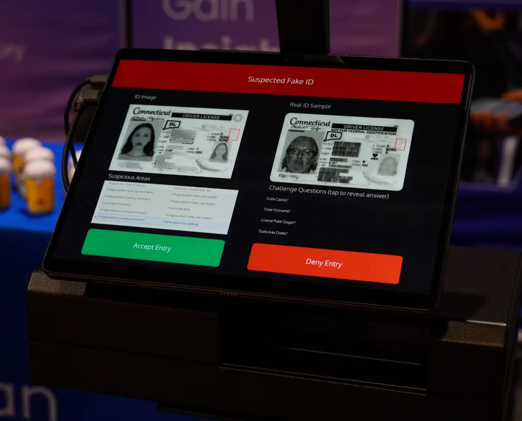 Patronscan Guard+ Suspicious ID ID Scanner Forensic ID Scanner Kiosk ID Scanner Third-Party Checks