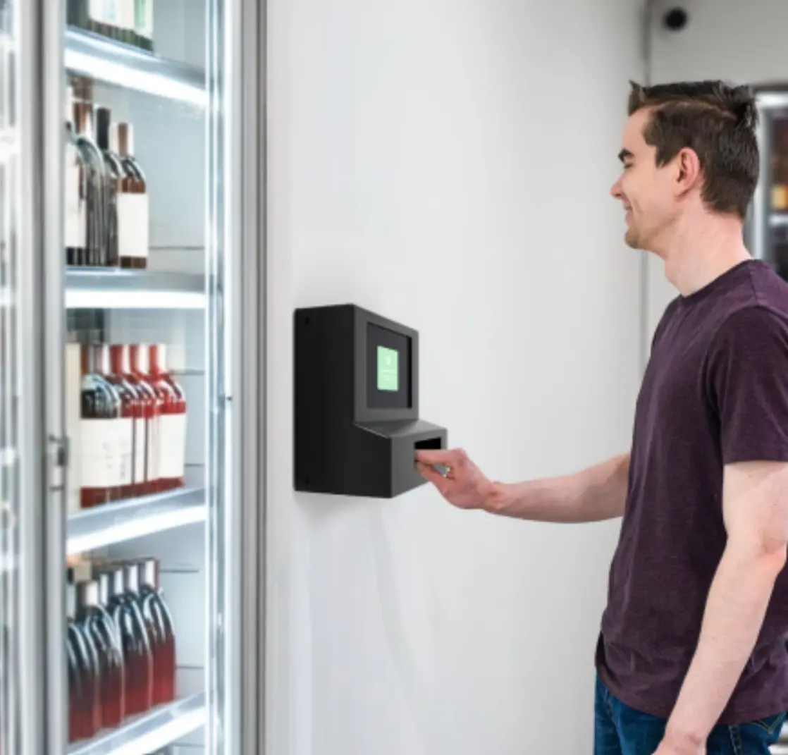 Patronscan IVAC. Wall Mount ID Scanner. Access Control