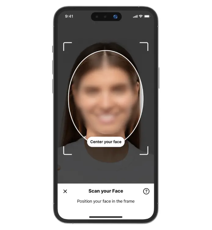 Phone with Face Scanning